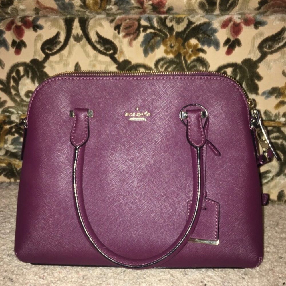 deep plum cameron street maise kate spade purse